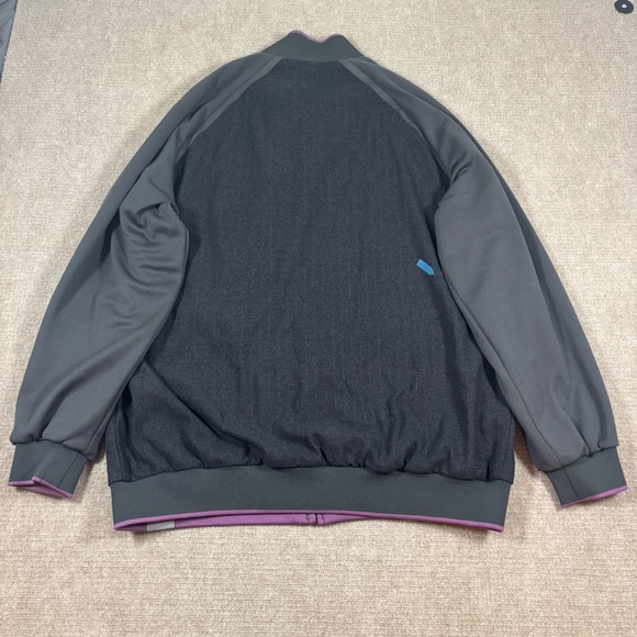 Nike Blue Ribbon Sports Pinstriped Gray Full Zip Jacket Men's Size XL EUC - Picture 5 of 9